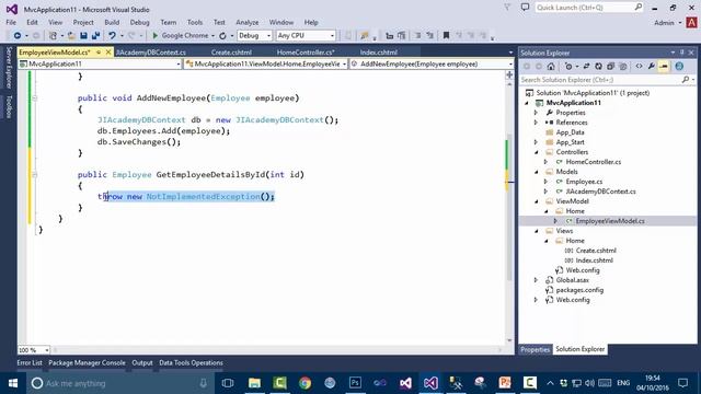 ASP.NET MVC 4 Database Tutorial In Urdu - Entity Framework (CRUD Operations) смотреть онлайн