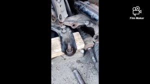 Замена шаровой опоры без снятия рычага на FAF V5, Geely mk, Toyota Yaris