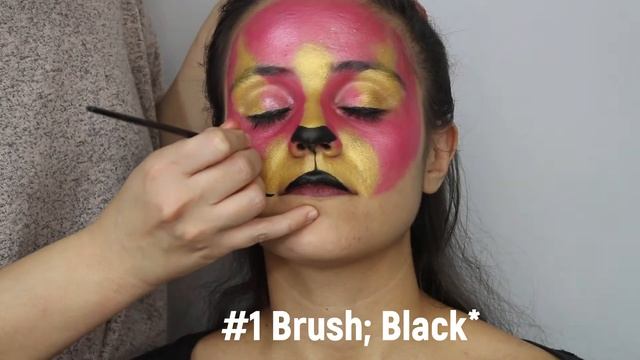 Cheetah Face Paint Tutorial смотреть онлайн