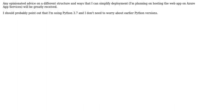Combining web app and CLI to python package смотреть онлайн
