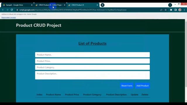 CRUD Javascript Local Storage смотреть онлайн