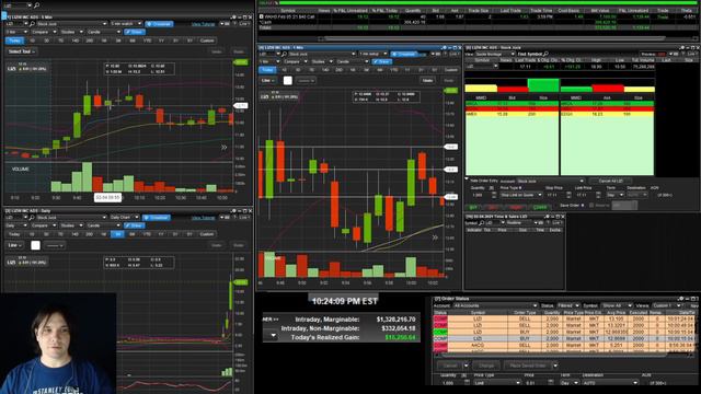 $2932 Profit LIVE Day Trading the first hour | February 4, 2021 смотреть онлайн