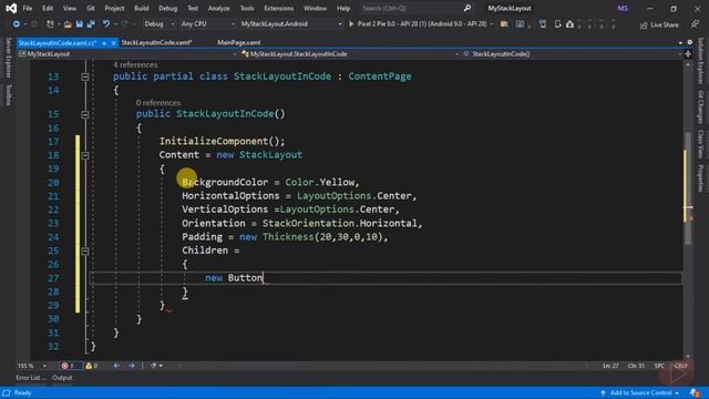 Xamarin Forms #11: Stacklayout in C# смотреть онлайн