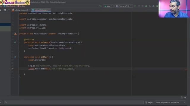 How to Create App for Android Activity Lifecycle | How to use Log and Toast in Android Studio | L-1 смотреть онлайн