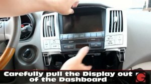 2007-2009 Lexus RX350 RX400h GROM Vline install, car stereo removal guide