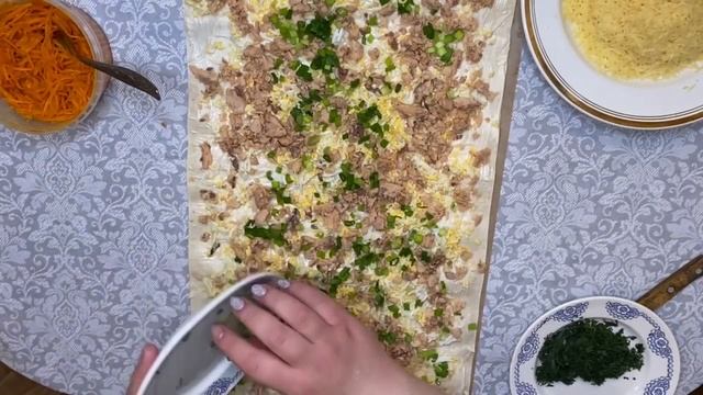 Ролл из лаваша с горбушей! Просто объедение смотреть онлайн