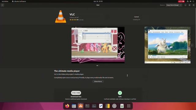 Install vlc player in Ubuntu 22.04 | VLC media player Ubuntu 22.04 | 20.04 | 20.10 | 22.10 | 23.04 смотреть онлайн