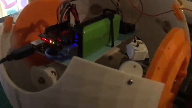 BB8 Build Project #2, upgraded parts, arduino control, ground roll test - star wars droid 3d printe смотреть онлайн
