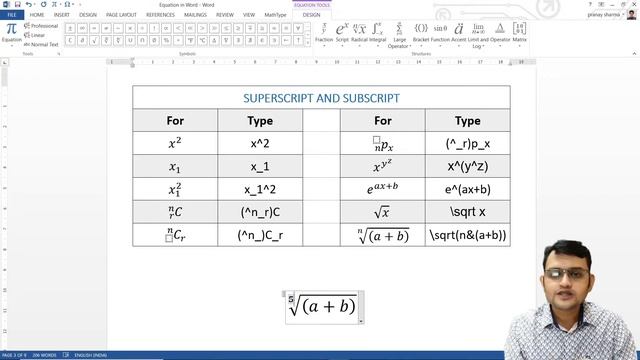 Equations in MS Word - 2 | Keyboard Shortcuts in Equation Editor Part 1 смотреть онлайн
