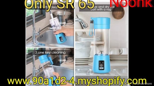 Portable Blender With USB Rechargeable Mini Kitchen Fruit Juice Mixer Home Simple Portable Electric смотреть онлайн