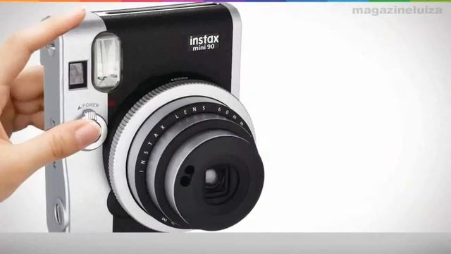 Câmera Analógica Instax Mini 90 com Obturador Eletrônico Fuji смотреть онлайн