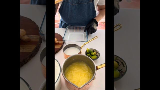 Tiramisu limonlu kürd krem ilə. Тирамису с лимонным курдом. смотреть онлайн