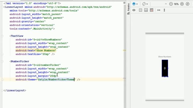 Custom Numberpicker android - Create Custom Numberpicker in android studio смотреть онлайн