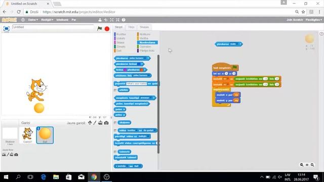 Ievads programmēšanā | #3 Spēles kodēšana Scratch vidē смотреть онлайн