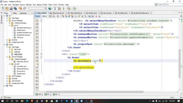 How to crude operation JSF in Java Server Sides Programming смотреть онлайн