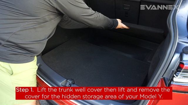 Tesla Model Y Hidden Storage Space Pull-Strap: Installation смотреть онлайн