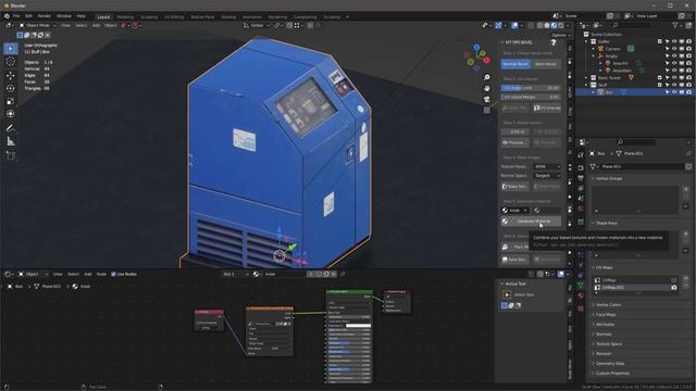 Game asset worn bevel bake tutorial for Blender смотреть онлайн