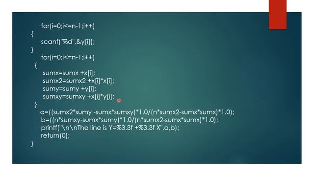 c program for curve fitting смотреть онлайн