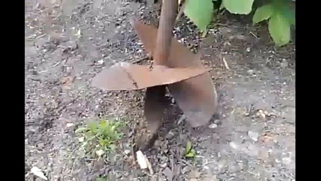 Самодельный бур для бурения отверстий смотреть онлайн