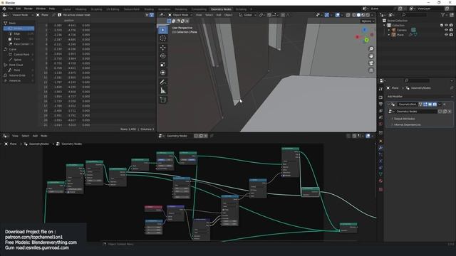 creating a whole city from a plane using geometry nodes смотреть онлайн