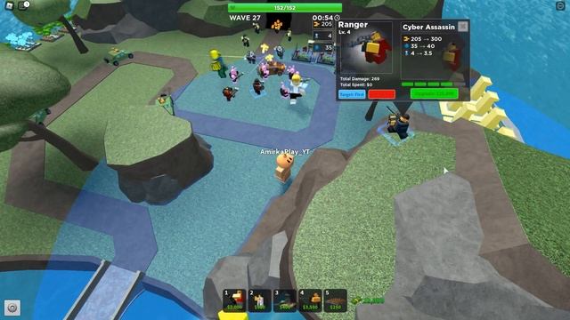 Луковка Против Зомби в Tower Defense Simulator Roblox смотреть онлайн