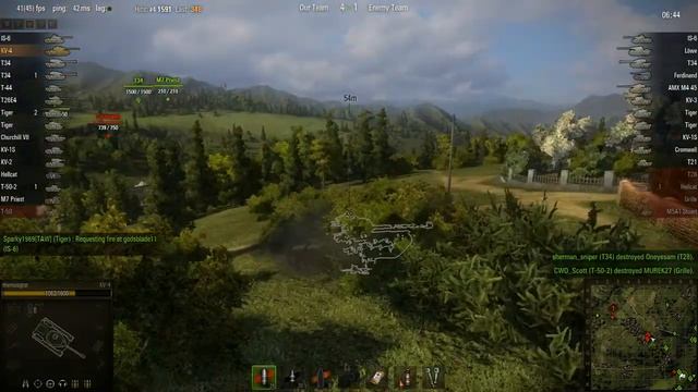 WOT: Westfeld - KV-4 - 1 frag - смотреть онлайн
