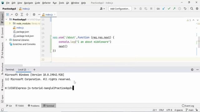 Express JS Tutorial Bangla | Part 26 Route Middleware смотреть онлайн