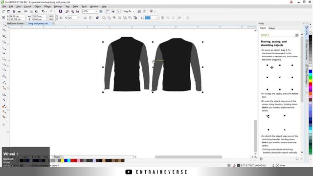 MOCKUP JERSEY | Free Jersey Mockup CorelDraw | Free download Long Shirt Jersey Mockup смотреть онлайн