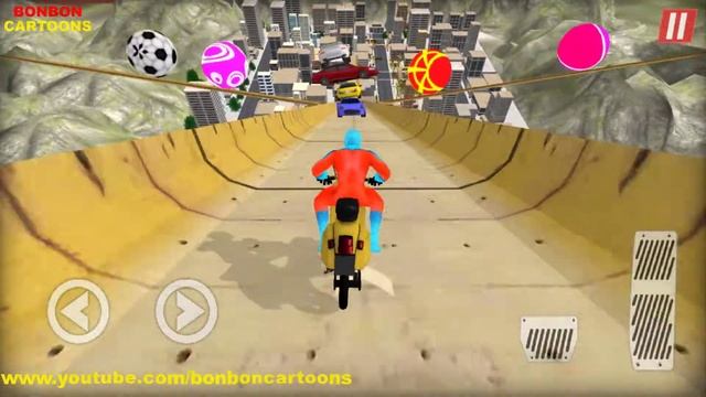 Super Hero Bike Mega Ramp 3 - Impossible Bike | Android Gameplay 2020 смотреть онлайн