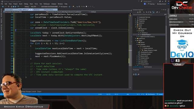 Pair Programming with Jon Skeet - Fun with TimeZones and NodaTime - Ep 150 смотреть онлайн