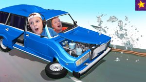 РАЗБИЛИ ВАЗ 2104 на ТРАМПЛИНЕ! Чья ЛАДА Круче Летсплей с Машинками от Игорюшины Игруши