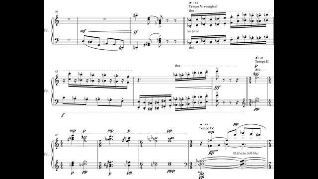Ng Yu Hng - Sketches for Piano (2019) [Score-Video] смотреть онлайн