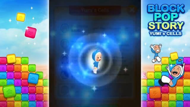 [mobile game] Block Pop Story : Yumi`s Cells смотреть онлайн