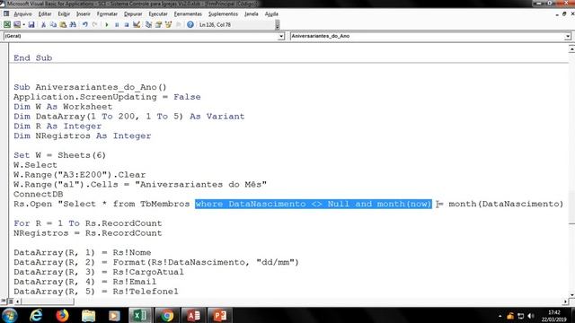 Curso de Excel com Conexão com Banco de Dados Access do zero | Aula 54 Programador Excel VBA смотреть онлайн