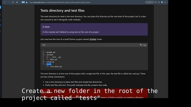 How to Python Test with Visual Studio смотреть онлайн