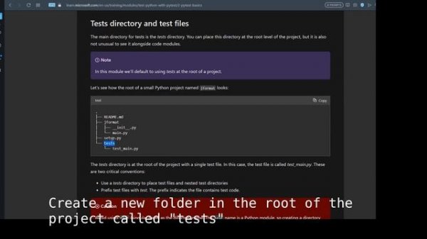 How to Python Test with Visual Studio