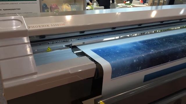 Экосольвентный принтер TWINJET PHOENIX-3200SM смотреть онлайн