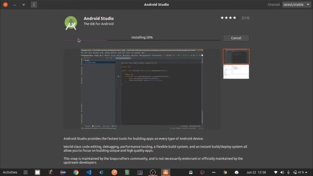 Android Studio - Installing The Best IDE For Android Development On Ubuntu Linux 20.04 LTS (2020) смотреть онлайн