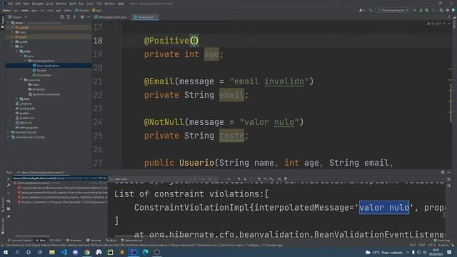 Spring Boot - Bean Validation смотреть онлайн