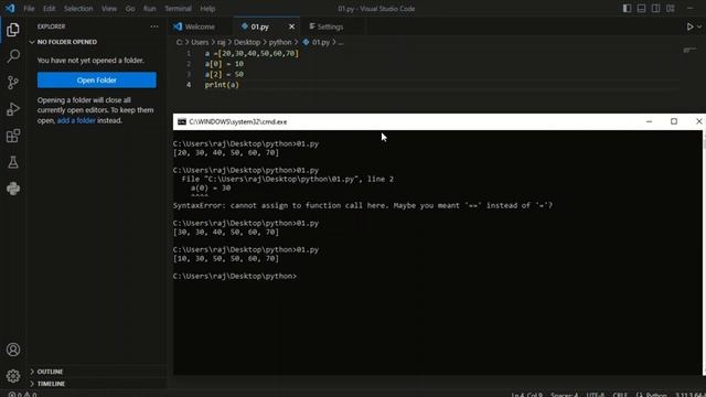 My first youtube video of learning Python. смотреть онлайн