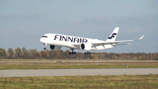 another highlight at Leipzig-Halle Airport - Finnair Airbus A350-941 OH-LWO from Helsinki смотреть онлайн