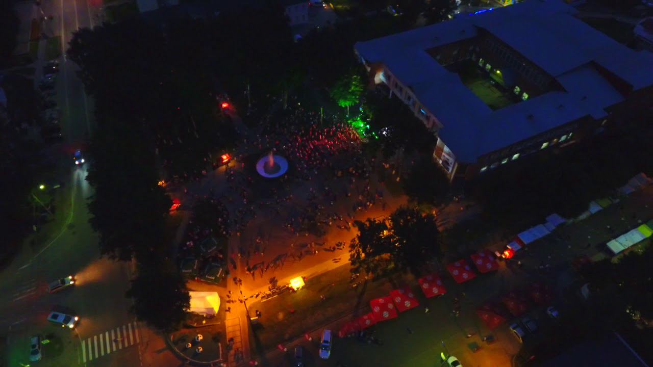 90-летие Рощино - съёмка с квадрокоптера - 2 смотреть онлайн