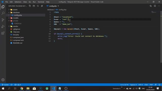 Membangun Bot Telegram dengan Kombinasi PHP, MySQL смотреть онлайн