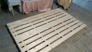 Качель-кровать своими руками из дерева))