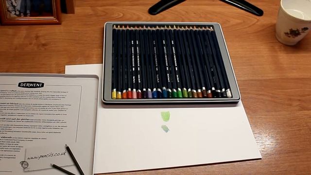 ОБЗОР ⇛ акварельные карандаши Watercolour 24 ОТ DERWENT смотреть онлайн