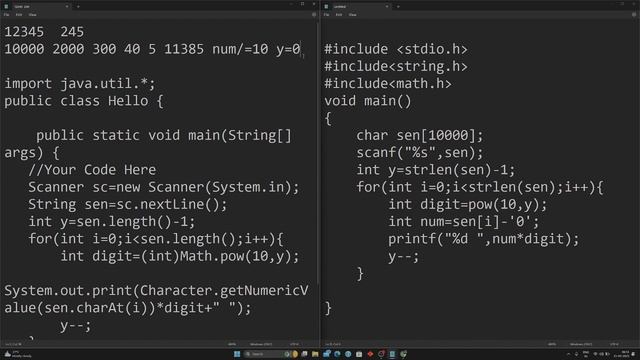 SkillRack-Daily Challenge - Value Based on Position (Program Id: 7984) 21-03-23 (JAVA/C) смотреть онлайн