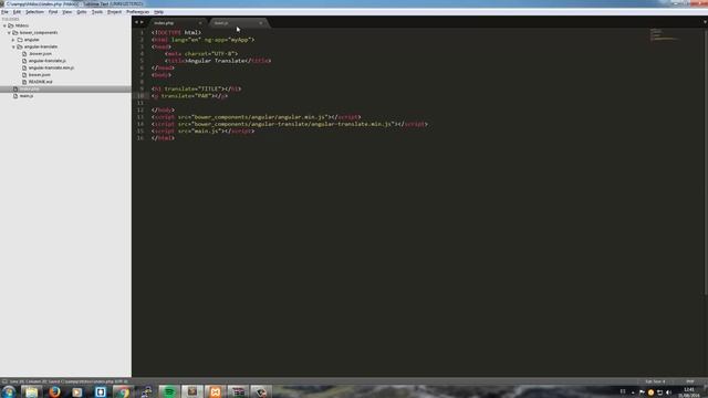 Angular Translate | Sitio web en más de un idioma смотреть онлайн