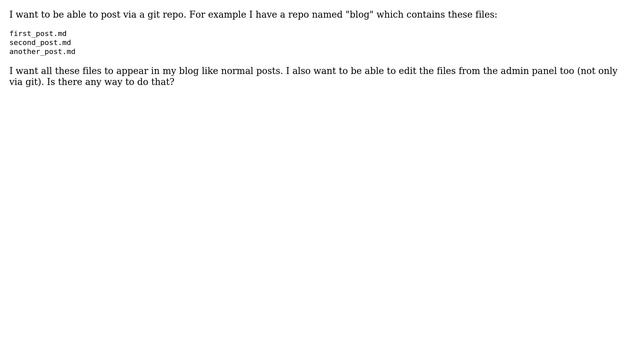 Wordpress: Post via git repository смотреть онлайн