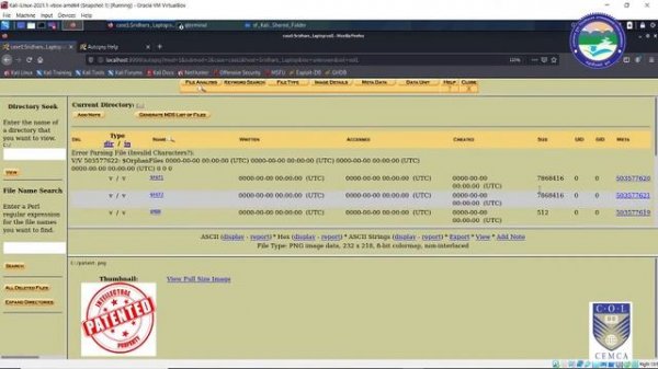 FORENSIC ANALYSIS USING AUTOPSY Linux and Windows