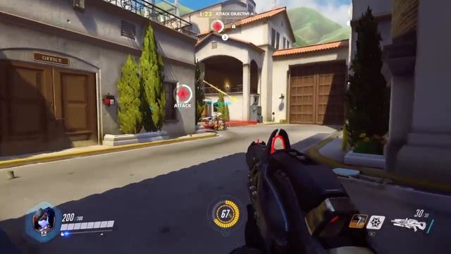 Overwatch: Beta Gameplay (PS4) - Escort - Hero: Widowmaker смотреть онлайн
